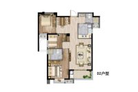 一期2号楼d2户型图
